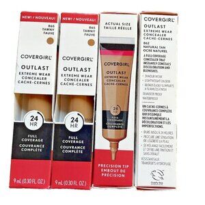 4 Covergirl Outlast Extreme Wear Concealer Tawny Fauve 865
